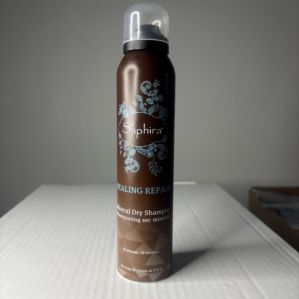 SAPHIRA HEALING REPAIR MINERAL DRY SHAMPOO 3.28 oz Lot 2 Ea